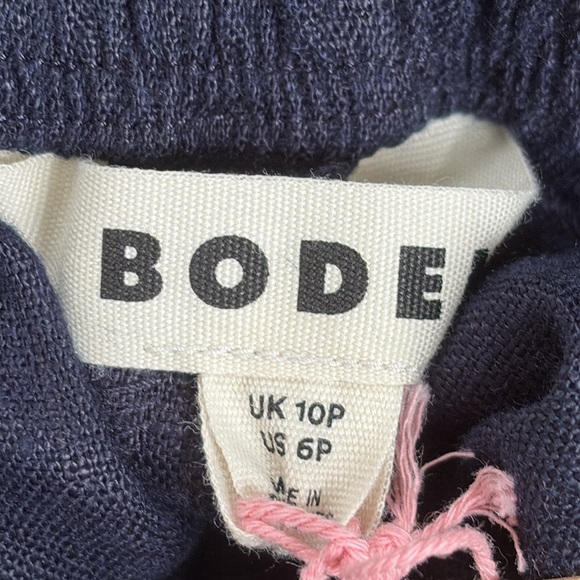 Boden Navy Blue Hampstead Linen Trousers 6P - Picture 10 of 15